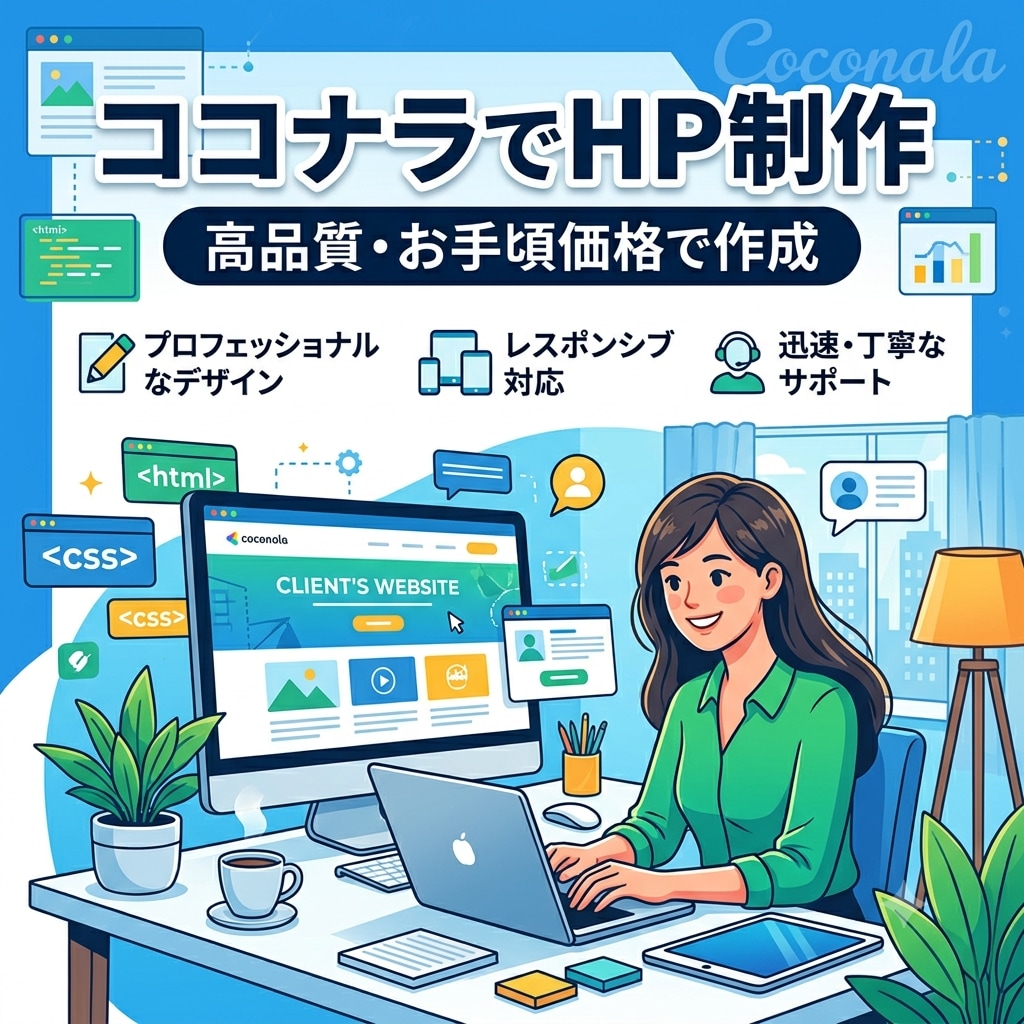 集客に強いWordPressのHP制作いたします 初めてのホームページ作成も安心！ イメージ1