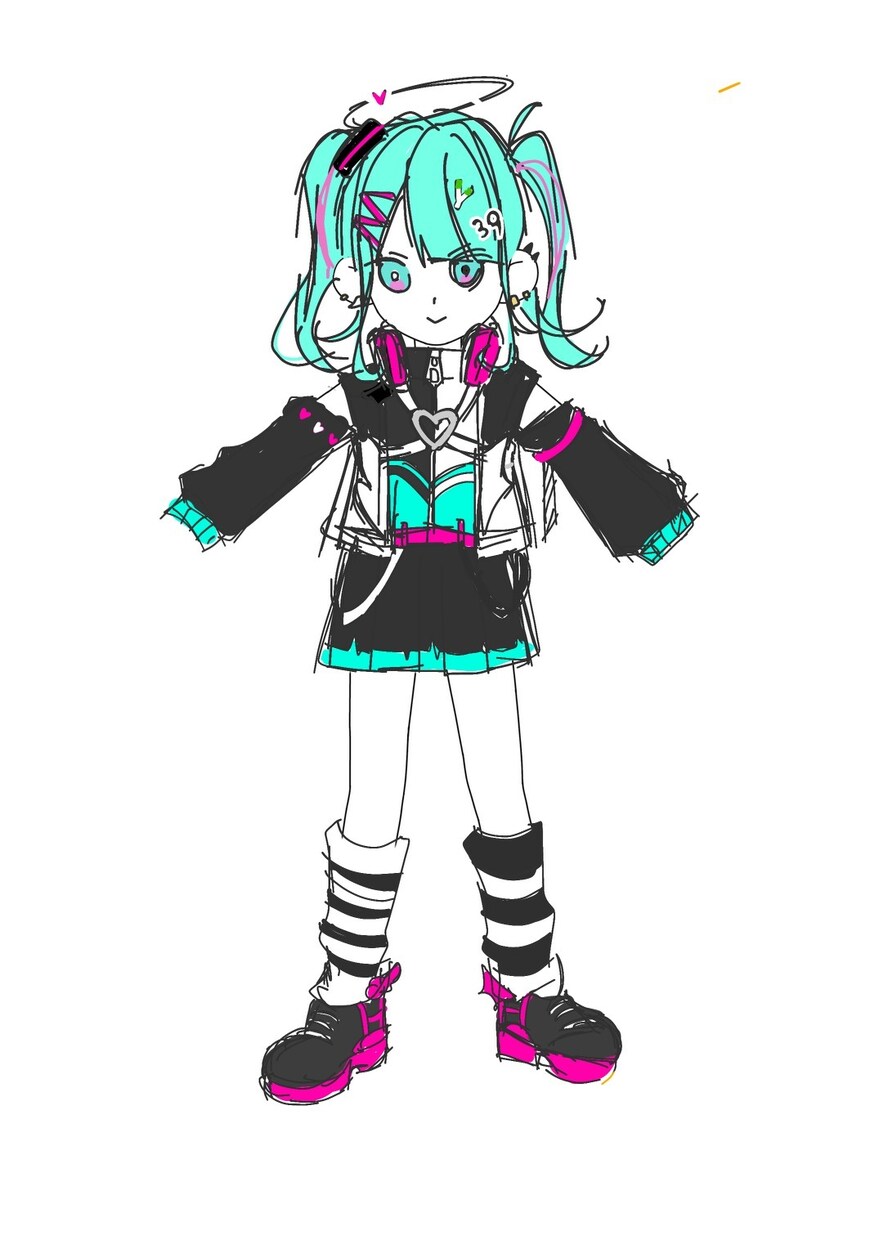 綺麗でふんわりしたイラストお描きします オリジナルキャラクターの立ち絵が必要な方におすすめです！ イメージ4