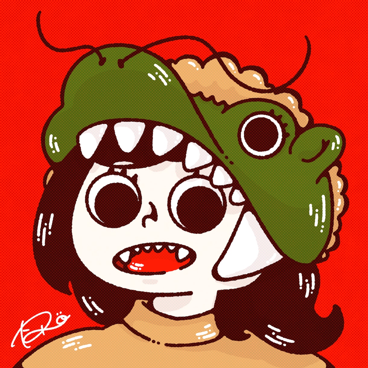 ゆるくて可愛い人物・動物・食べ物のイラスト描きます アイコン・グッズなどにおすすめ！女の子のイラストが得意です！ イメージ1