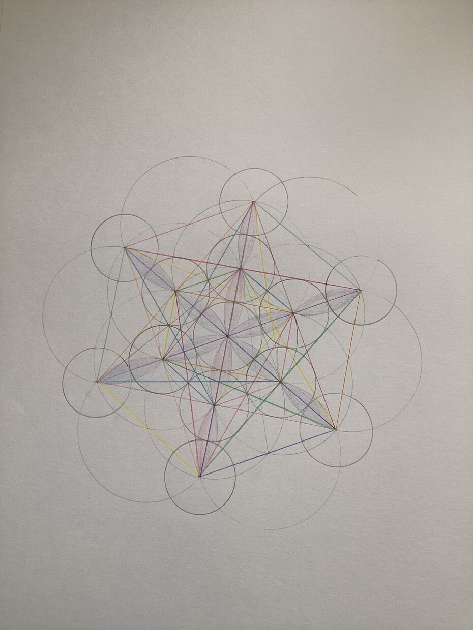 こんな絵見たことない!幾何学アート描きます 吸い込まれそう♪不思議の国へ入ったような目を惹く美しいアート イメージ5