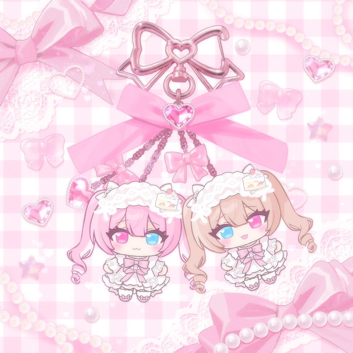 単体＆ペア可能!キーホルダー量産を制作します うちよそやコテ同にもおすすめです! イメージ1