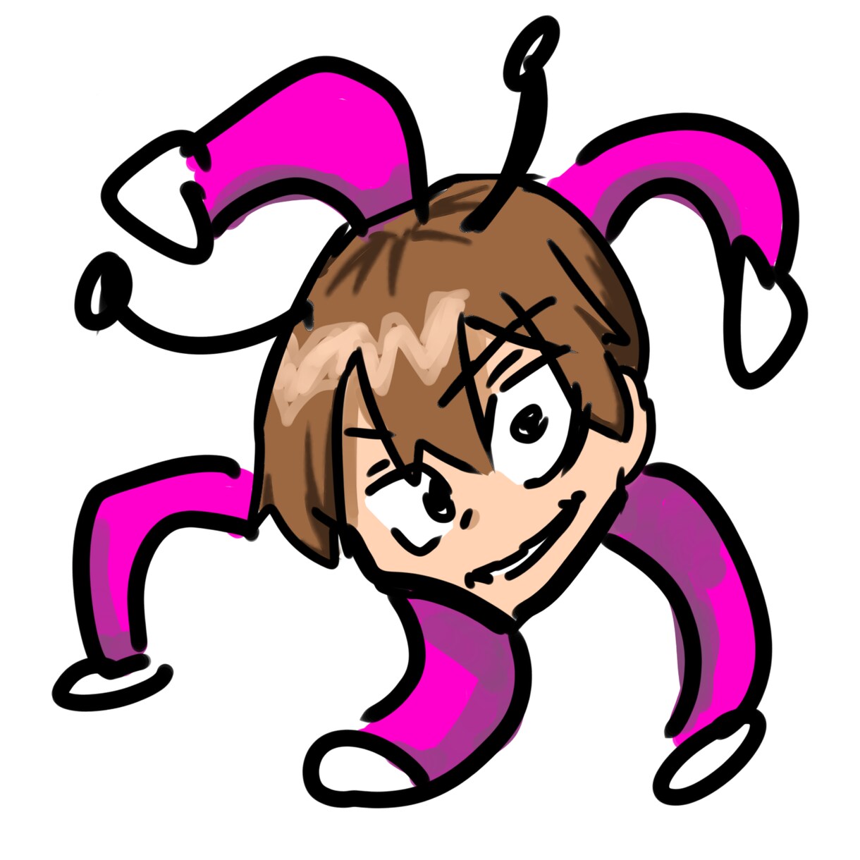 中学生レベルの絵が欲しい人描きます 上手い絵は他の人に行って下さい中学生レベルの絵をわざと描くよ イメージ2