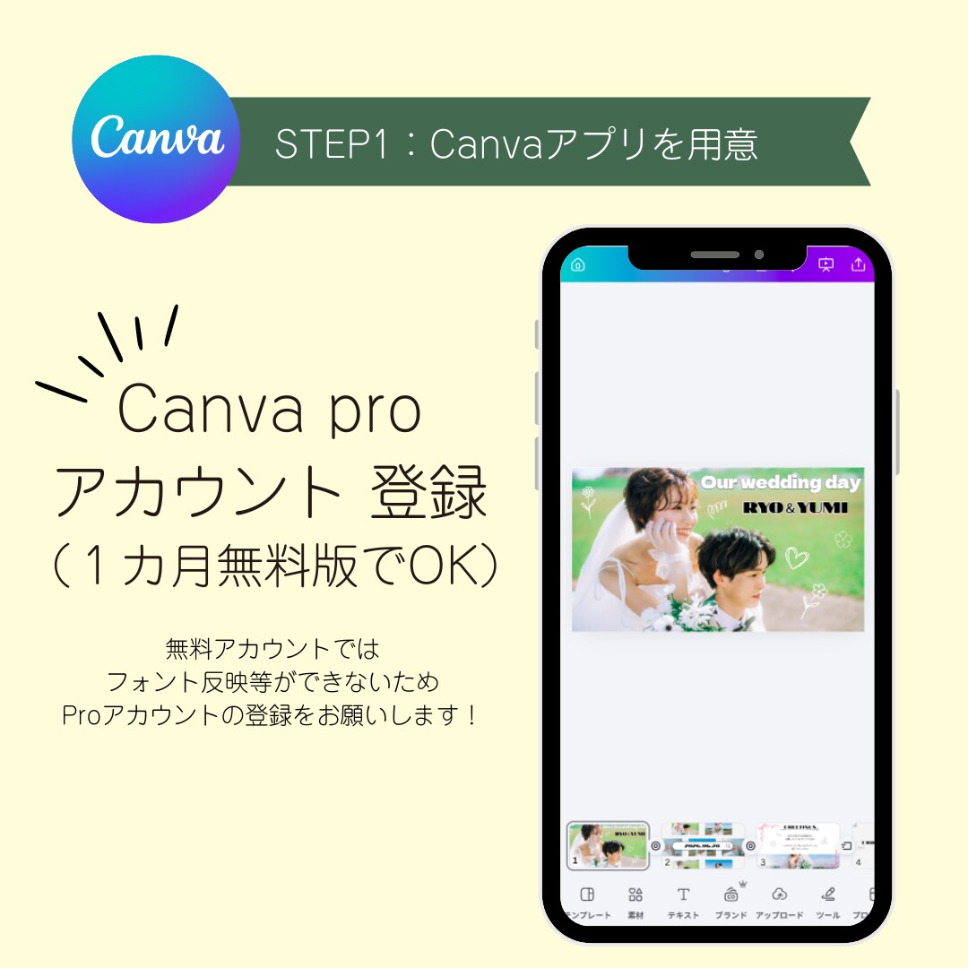 スマホだけで簡単！プロフィールムービーが作れます 並べるだけで、映画になる。失敗しない結婚式ムービー制作 イメージ5