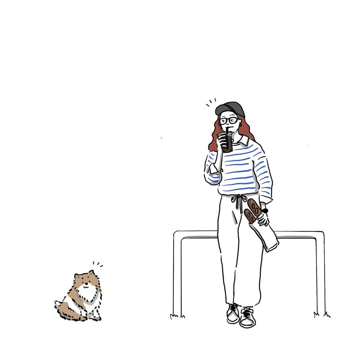 POPでおしゃれなイラストお描きします モノクロ、カラー、かわいいイラストを心を込めて。 イメージ4