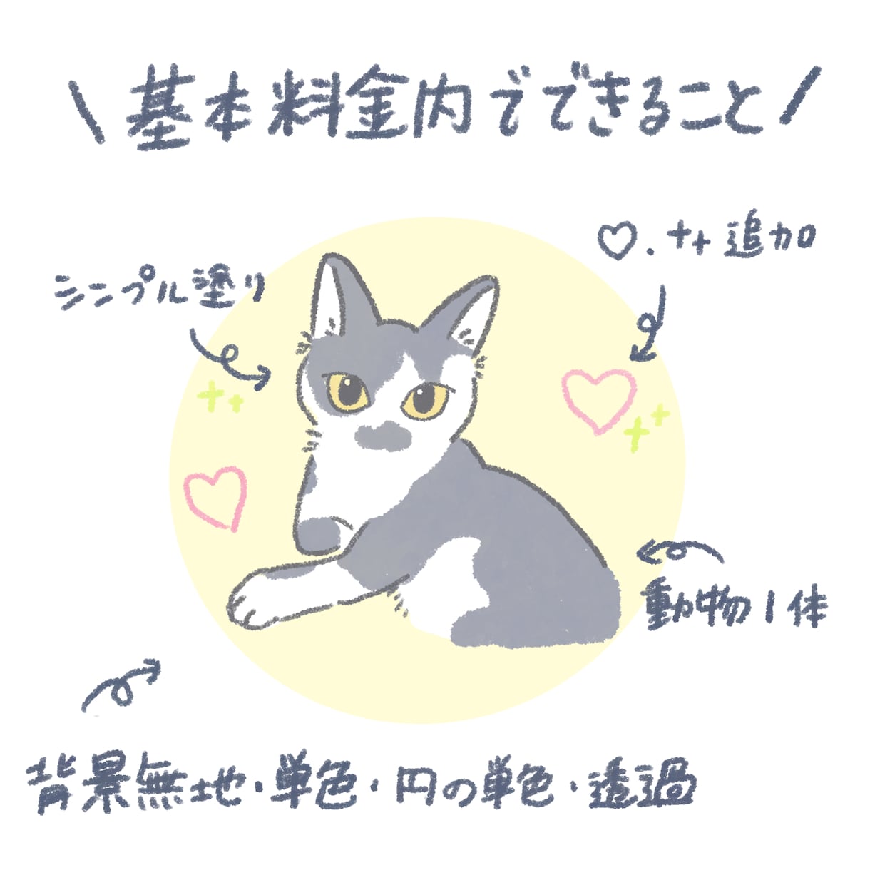 シンプルでかわいい動物イラストを描きます 用途に合わせてかわいい動物を描きます！ イメージ2
