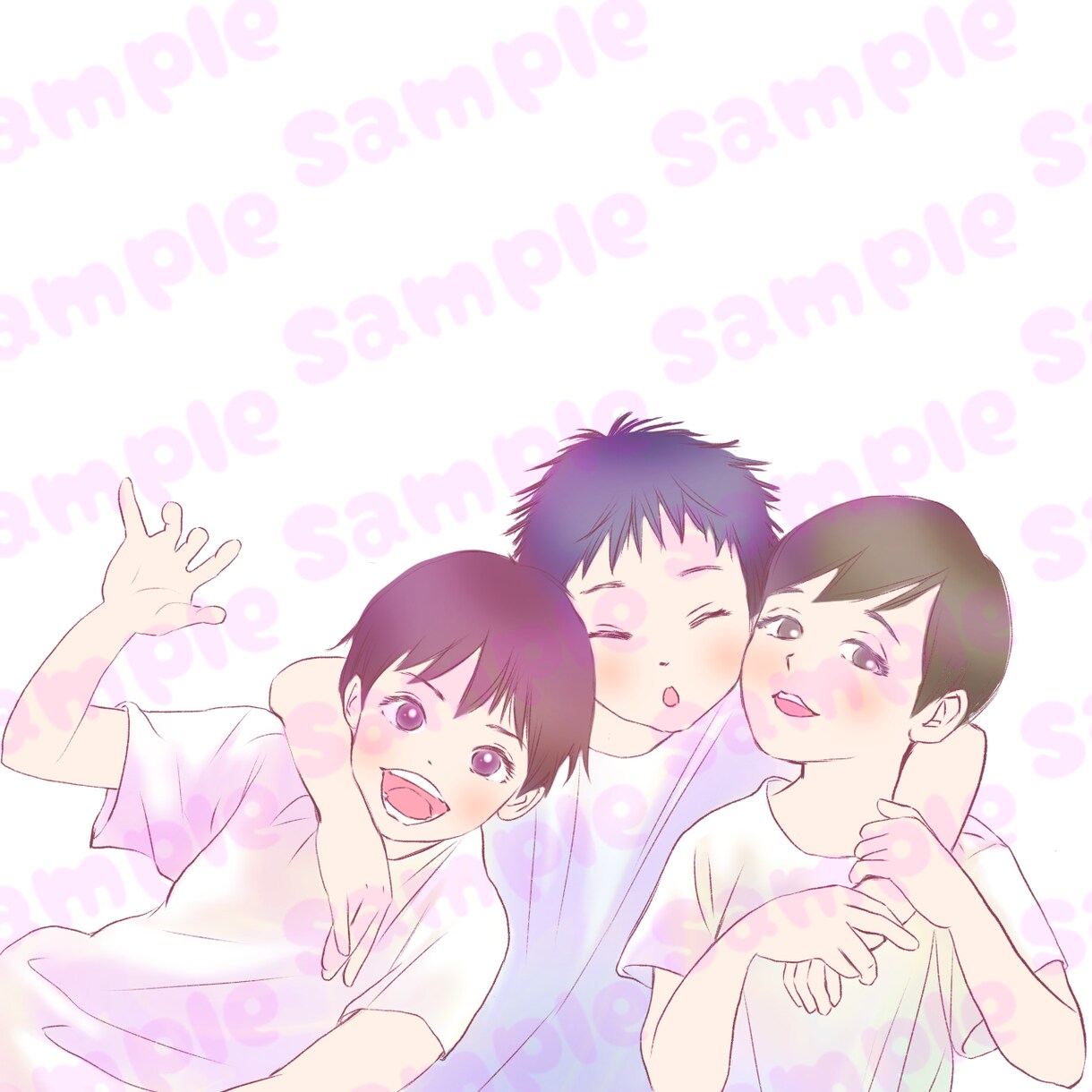 こども、お描きします ★幼児、小学生、中学生の対応できます。 イメージ7