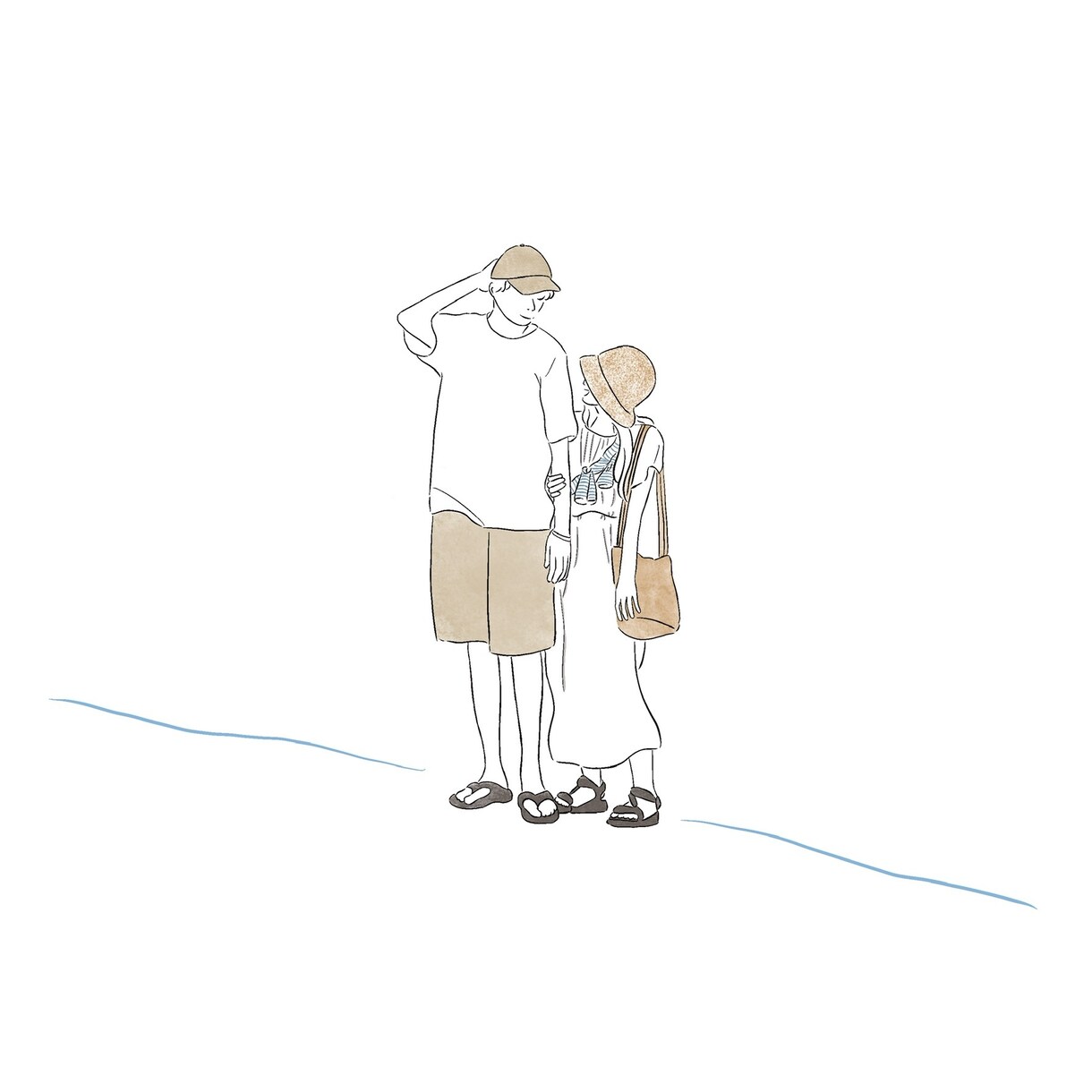 シンプルな線画イラスト描きます 再開しました！いろんなシーンでのイラストも◎ イメージ8