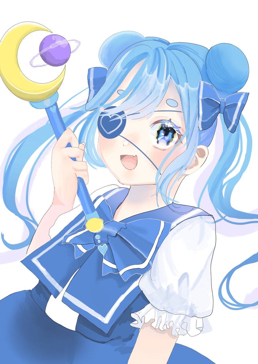 とびきりキラキラの可愛い女の子を描きます 透明感満載の目を惹くキラキラ瞳の女の子を描きます イメージ2