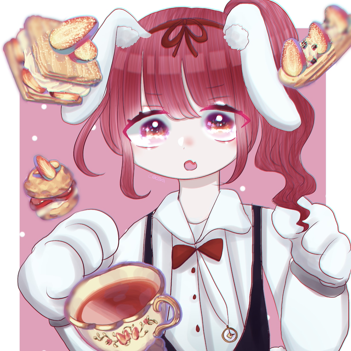 SNS用アイコンイラスト描きます 可愛い女の子メイン・真心込めて対応します！ イメージ7