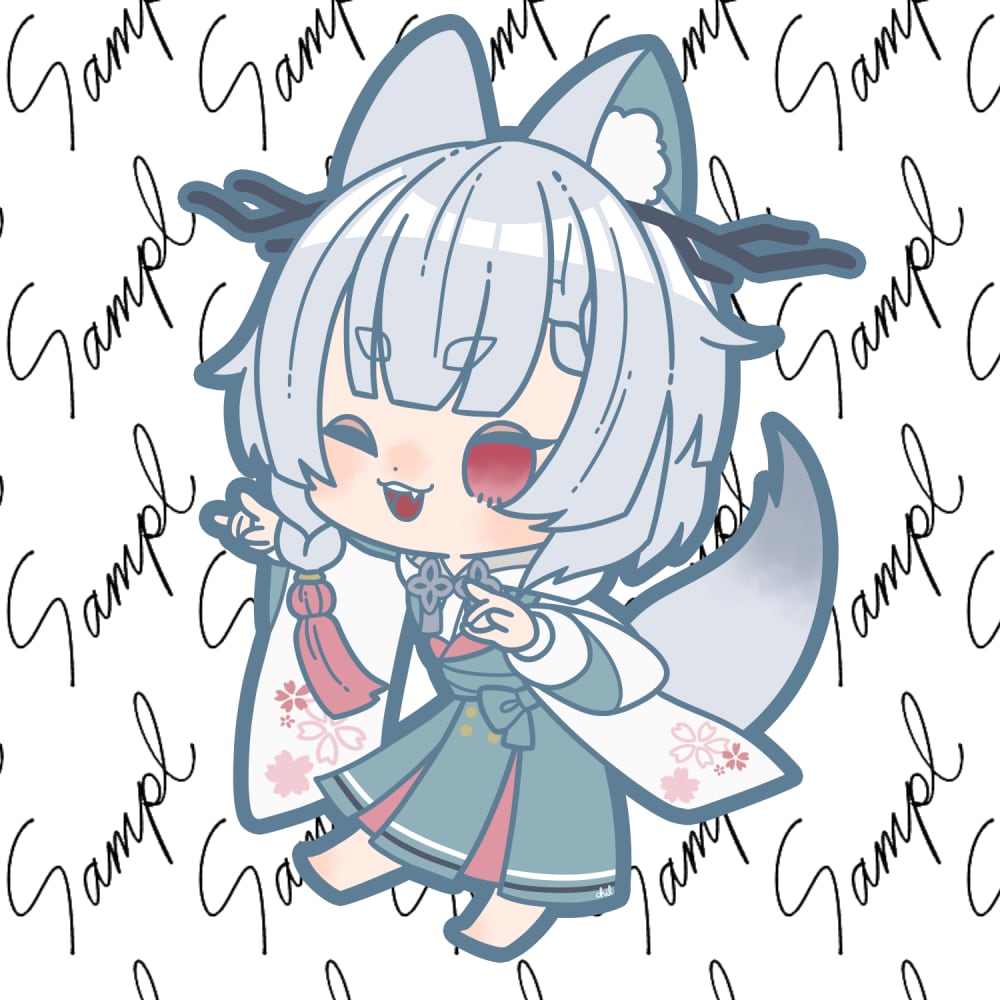 シンプルかわいいデフォルメイラスト描きます 配信やグッズにも映えるイラストをお探しの方へ！ イメージ4