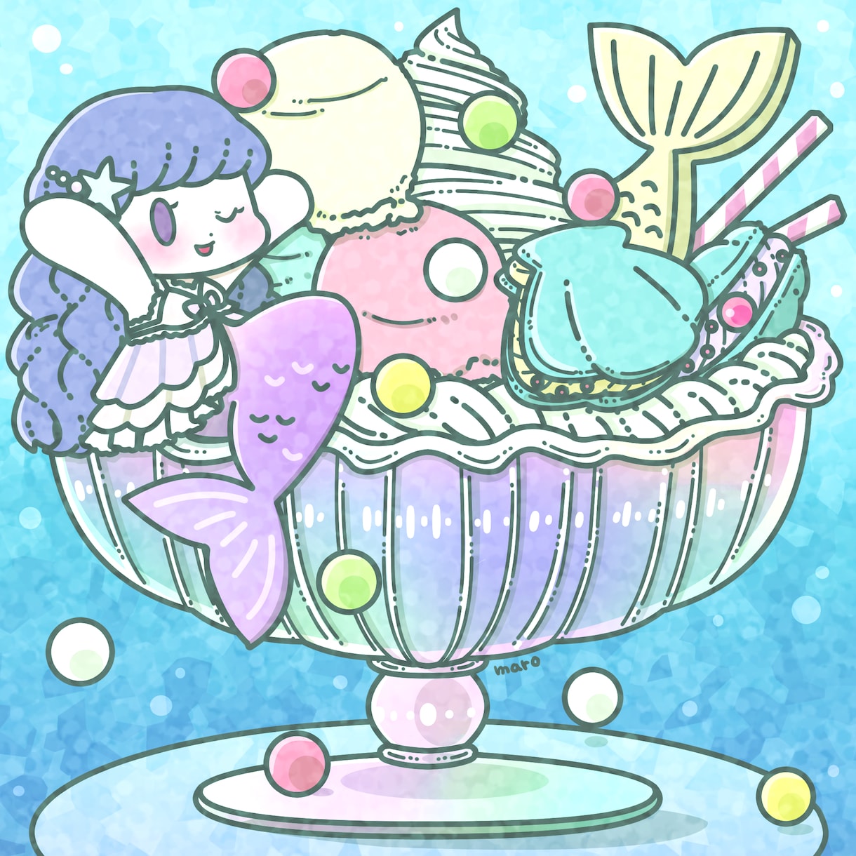 デフォルメイラスト描きます デフォルメの人間(全身)＋α(お好きなモチーフ)のイラスト イメージ9