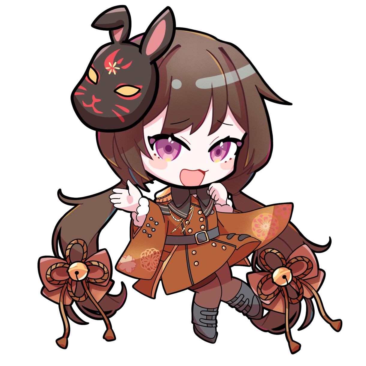 グッズにもおすすめ！ミニキャラを描きます シンプルなのにカラフルで使いやすいデフォルメキャラです！ イメージ1