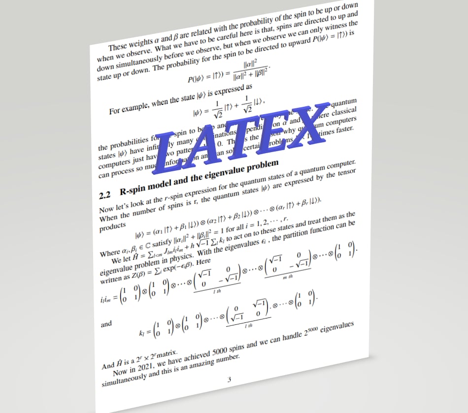 Latexによる論文入稿作成いたします 研究者必見!論文作成の手間を省きます. イメージ1