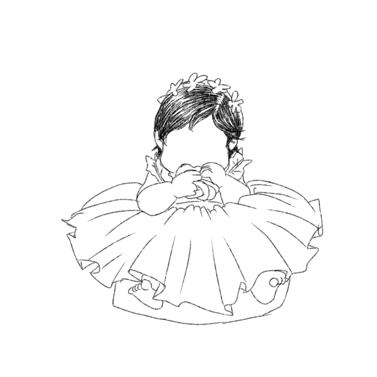 お写真をトレースして素敵な線画のイラストにします シンプルでおしゃれなイラストやアイコンが欲しい方におすすめ イメージ1