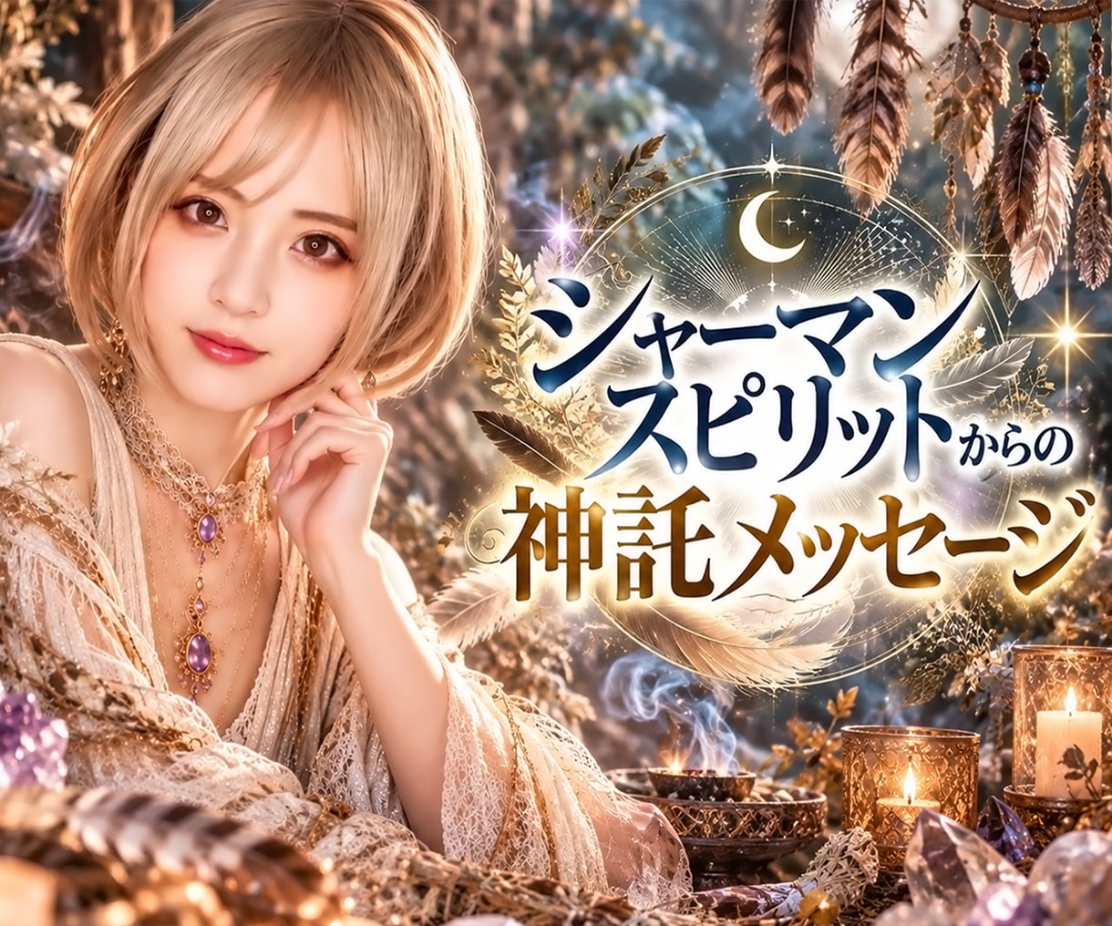 シャーマンスピリットと繋がりあなたの恋を霊視します 神託メッセージで迷いをひも解き、望む未来への道を開きます イメージ1