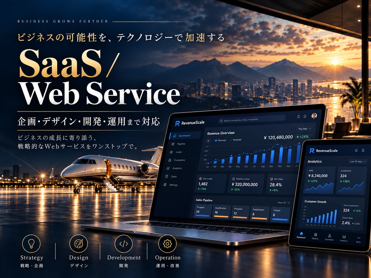 事業を伸ばすWebサイトを一気通貫で制作します 特急対応可！事業戦略・設計・開発・SEO・公開まで丸ごと対応 イメージ3
