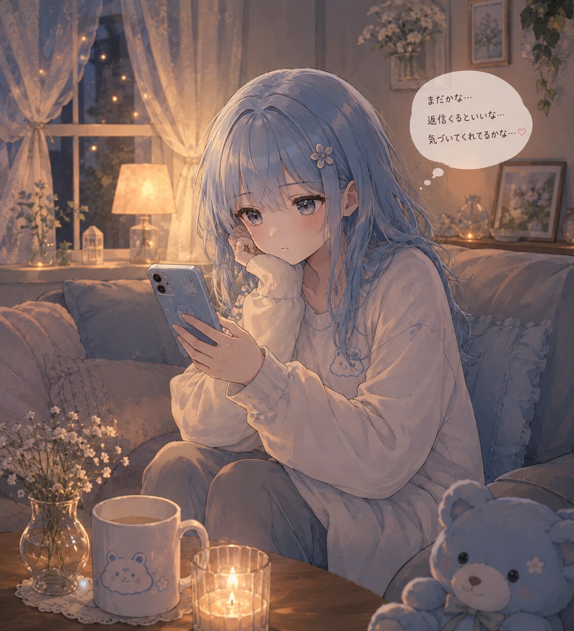 30分彼女みたいな距離感でお話聞きます 【モニター価格！】眠れない夜に、LINE感覚で甘いひととき♡ イメージ1
