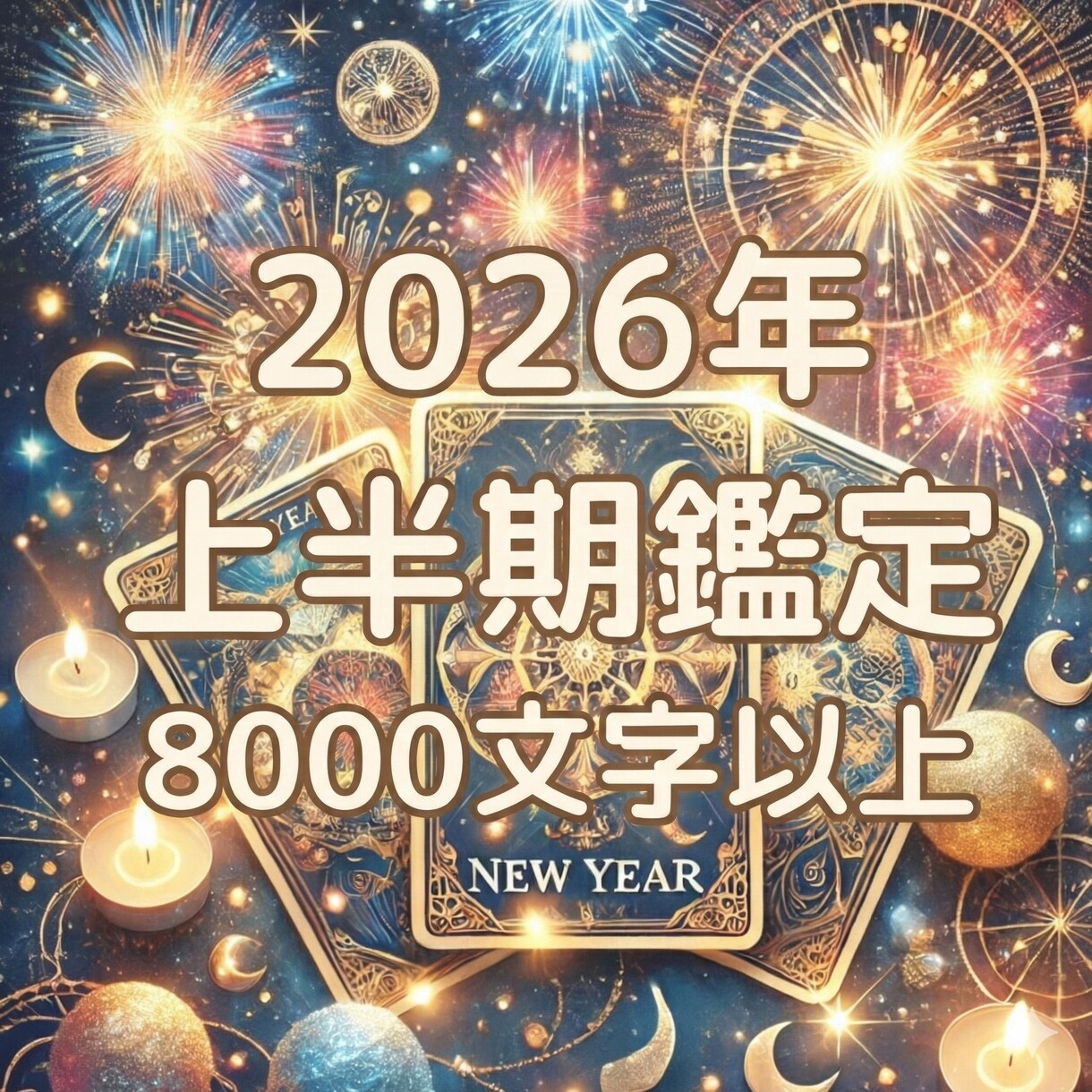 2026年上半期のあなたの運勢を占います 8000文字以上のボリュームでメッセージをお伝えいたします イメージ1