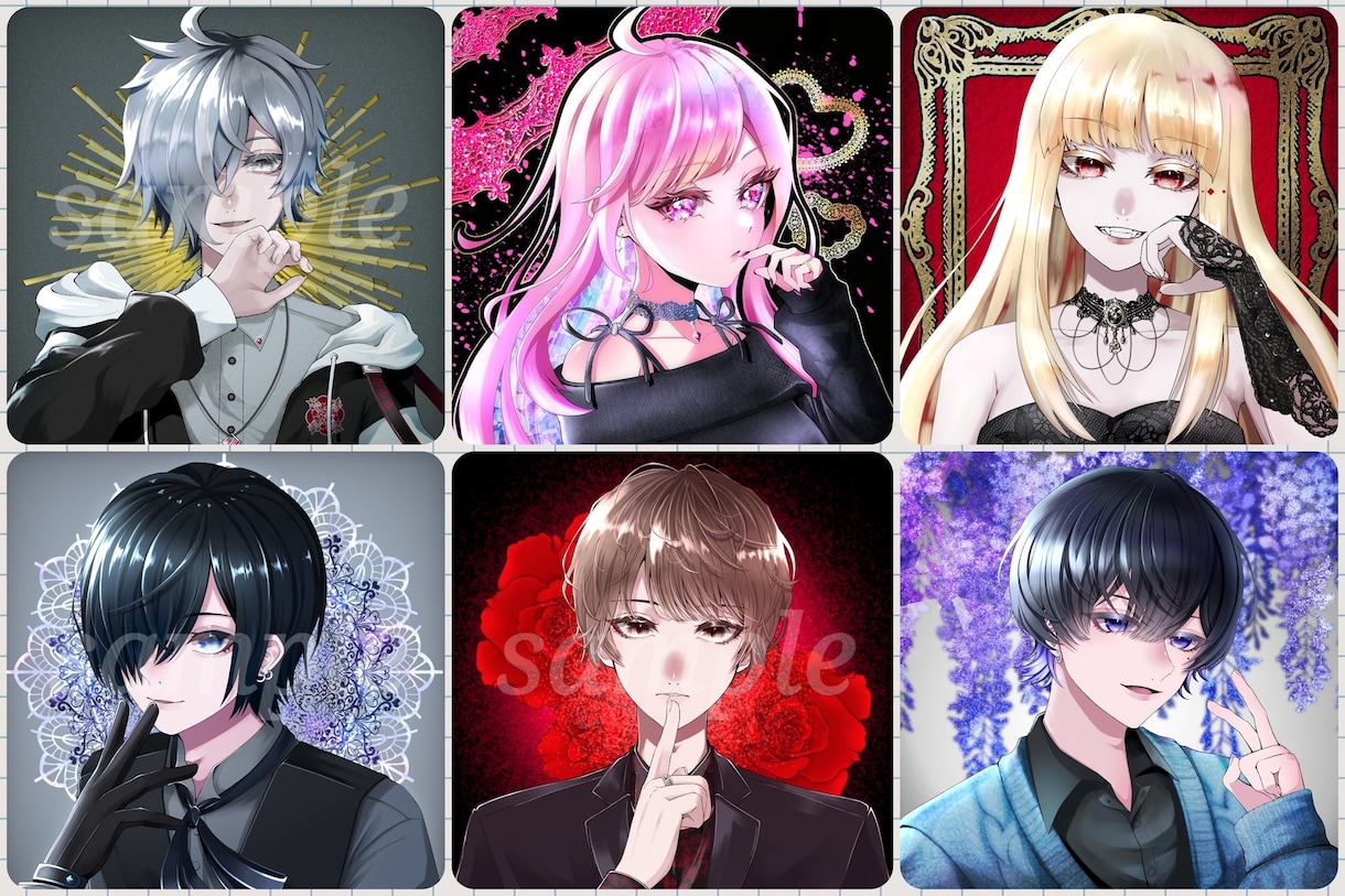 高クオリティ！商用可の全身立ち絵をお描きします きらきら美麗◇IRIAM、TRPG、アクリルスタンドなどに！ イメージ9