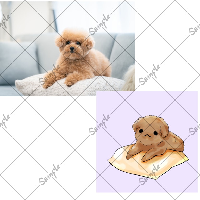 ペットや好きな動物のデフォルメアイコン描きます デフォルメでゆるかわなシンプルでかわいいアイコンです！ イメージ2