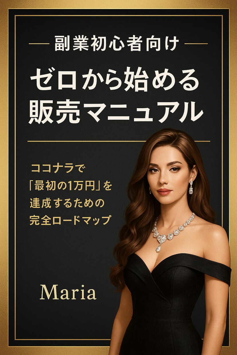 副業初心者向け販売マニュアルを納品します ゼロから学べる収益化ロードマップPDF付き イメージ1