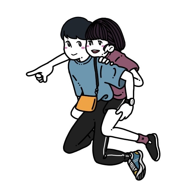 贈り物にいかがですか？ペア人物イラスト描きます 誕生日や記念日に特別な１枚を添えてみては？ イメージ9