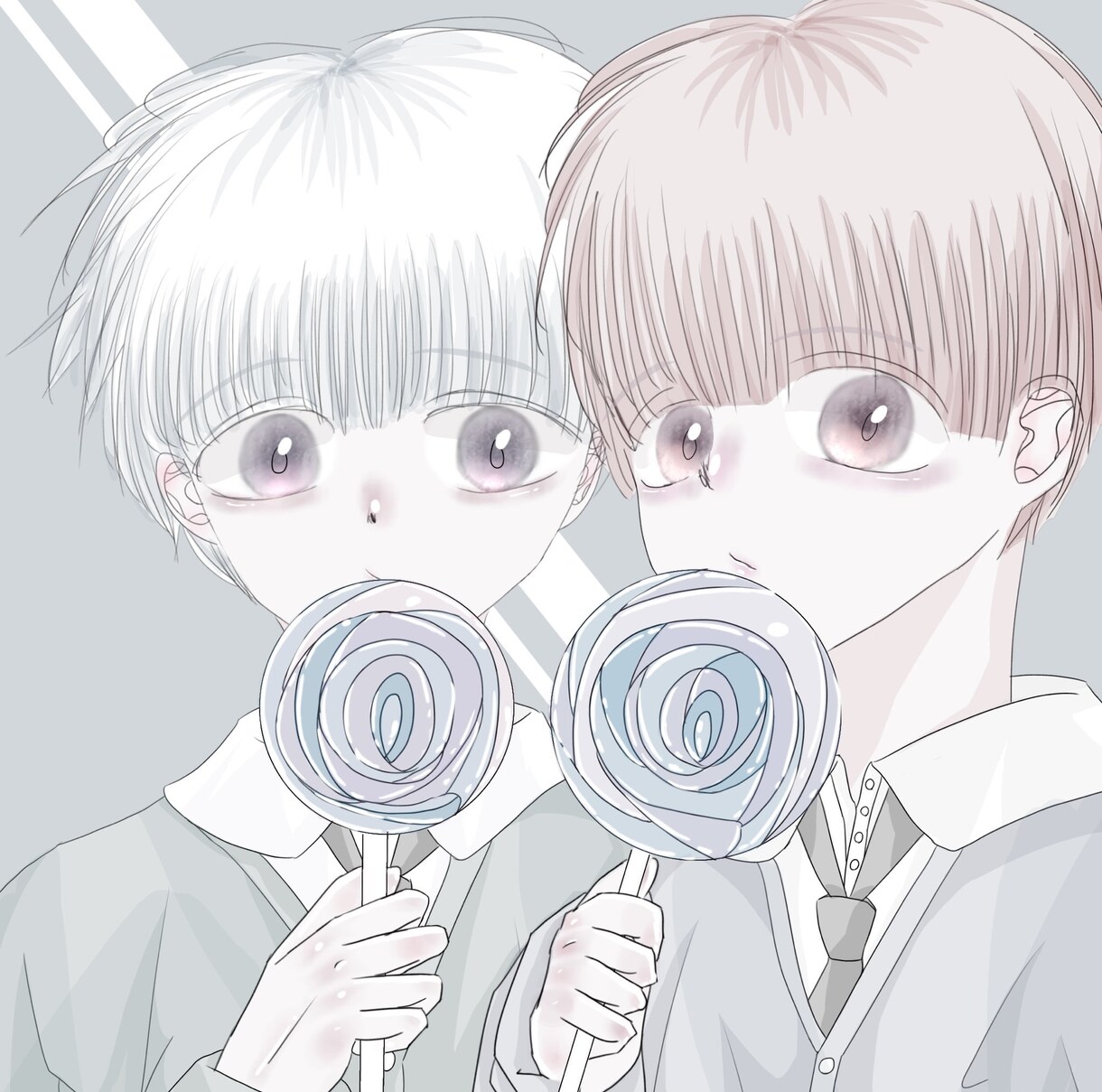 貴方の理想のイラストを描きます 空気感を大事に描いています。可愛い男の子好きです イメージ4