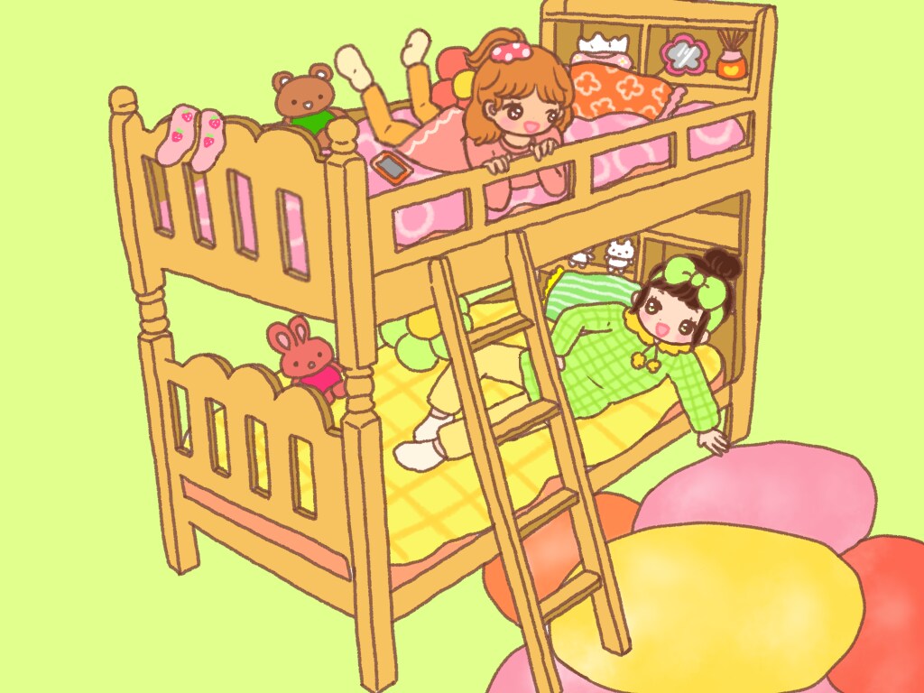 カラフルポップでかわいい女の子のイラストを描きます ポップキュートなスタイルの女の子のイラストが得意です！ イメージ1