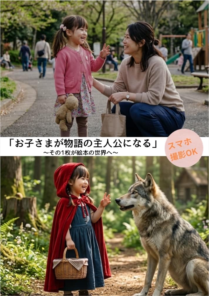 15シーン作成✨世界に1冊の物語フォト作ります 写真と物語で、一生残る“特別な1冊”に イメージ1