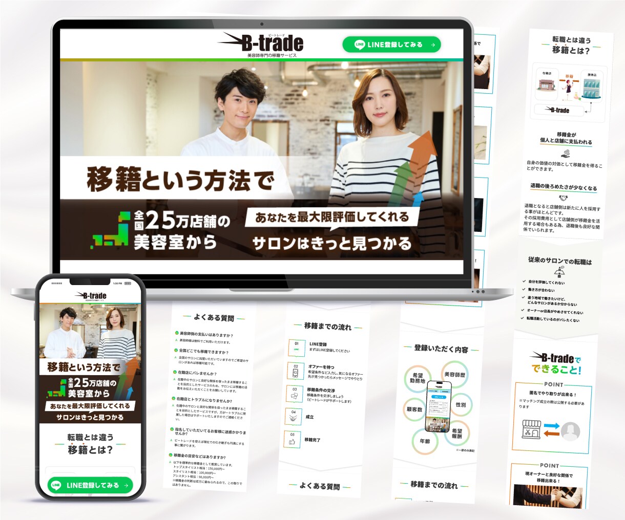 Web集客に強いLP制作します 反応率にお悩みの方へ、反応率を底上げします！ イメージ5