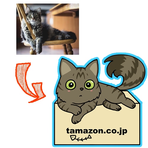かわいい猫ちゃんのイラスト描きます 愛猫を可愛いキャラクターに変身！ イメージ4