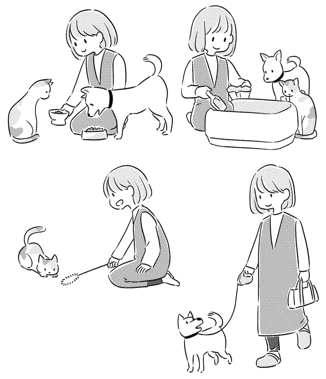 1点4000円〜 シンプル状況イラスト制作します 挿絵・説明資料・教材などに使いやすいカットイラストを描きます イメージ9