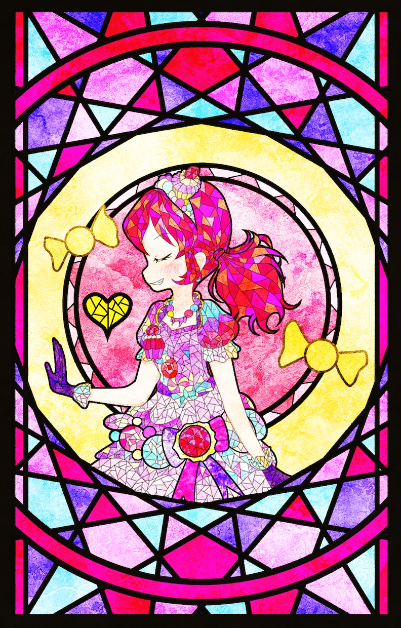 お好きなキャラのステンドグラス風イラスト描きます あなたの推しキャラをステンドグラス風に描いてみませんか？ イメージ3