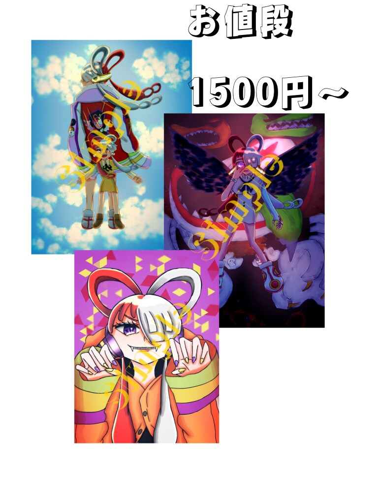 アイコン、ヘッダー、1枚絵描きます ご依頼内容によってはお断りさせて頂く場合もあります イメージ1