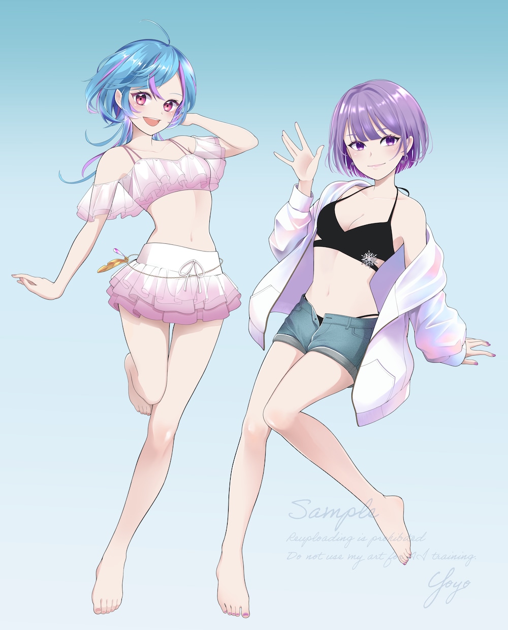 和風・和服専門｜儚げで凛とした人物イラスト描きます 〖商用OK〗MV /装画/サムネイルなど丁寧に制作いたします イメージ4
