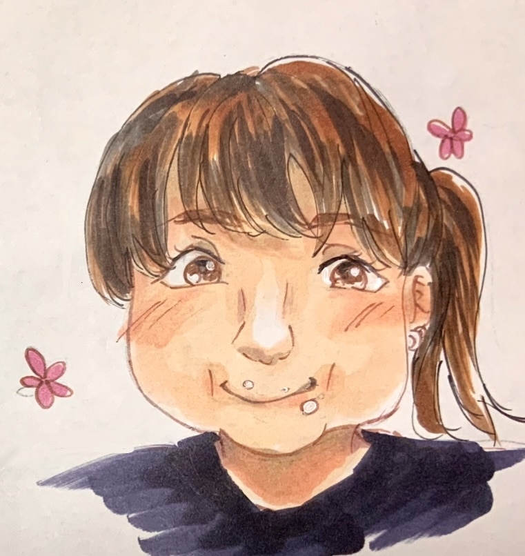 その一瞬を描きます 写真の一瞬の表情、楽しんでいる顔を似顔絵で描きます イメージ2