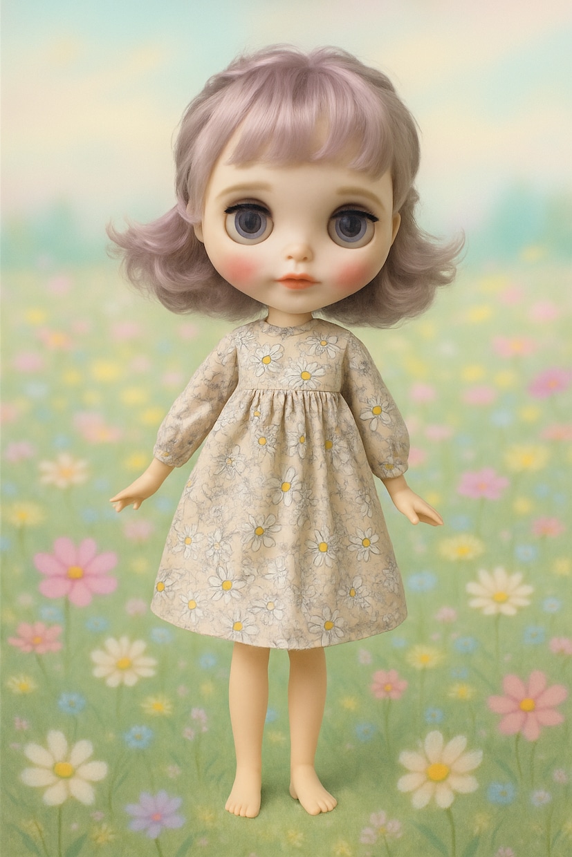 ブライスサイズのドール服作れるようになります 裁縫初心者OK！キャラクターが案内するドール服の作り方PDF イメージ3