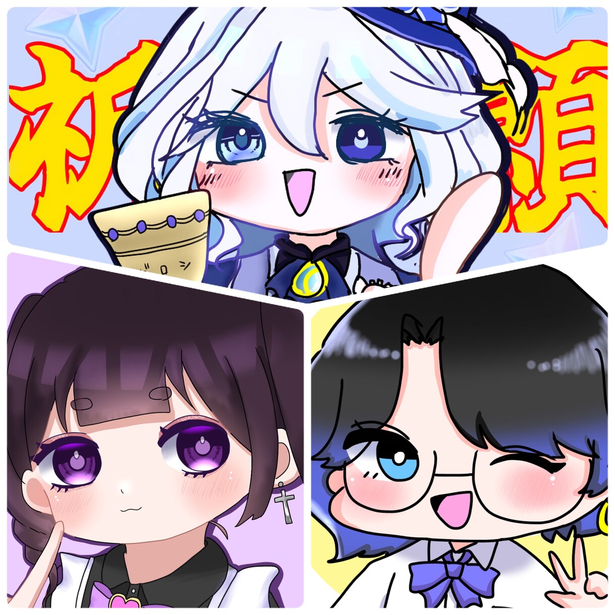 夢絵アイコン描きます 御相手様との素敵な1枚を提供させていただきます! イメージ1