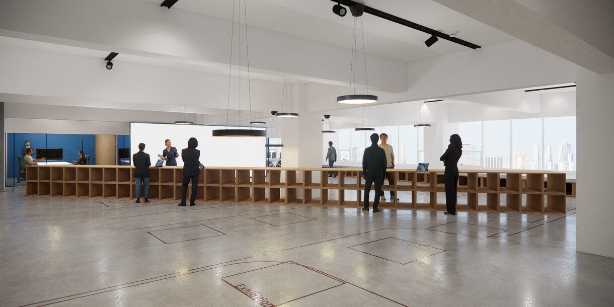 オフィス・店舗3Dパースをリアルに表現しますます 図面があれば短納期で対応可能です。動画制作もご相談可。 イメージ7