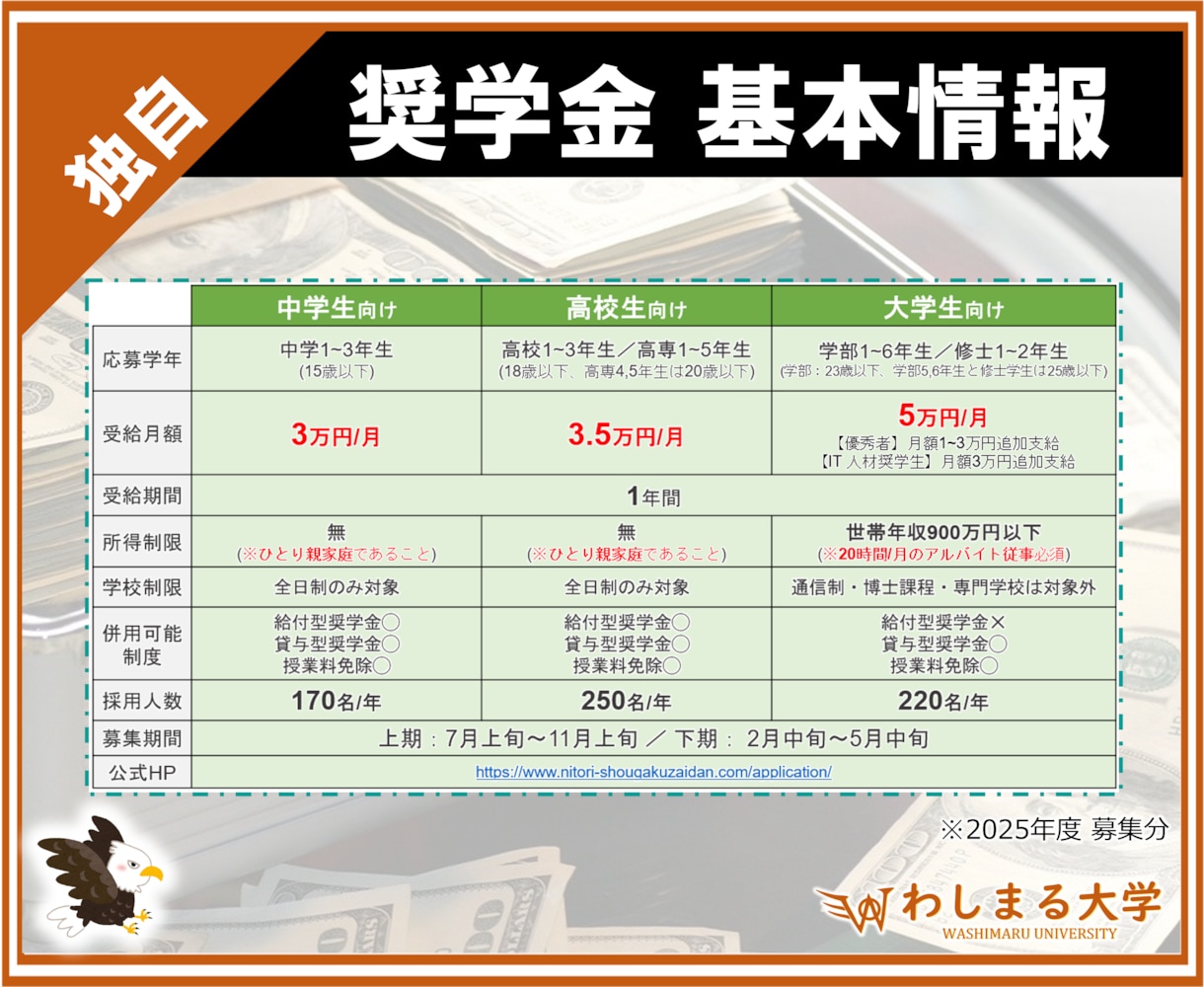 似鳥奨学金の小論文・WEBテスト・面接を解説します 【2025-2026】例文集やウェブテスト/面接情報を提供！ イメージ3