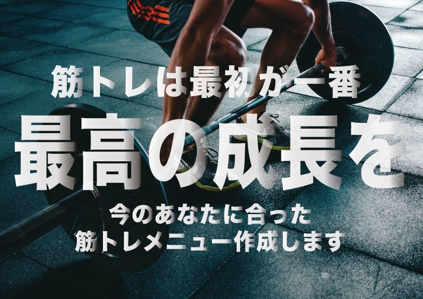 はじめての筋トレメニューあれこれご提案いたします 細マッチョになりたい、痩せたい。何からはじめたらいい？を解決 イメージ1