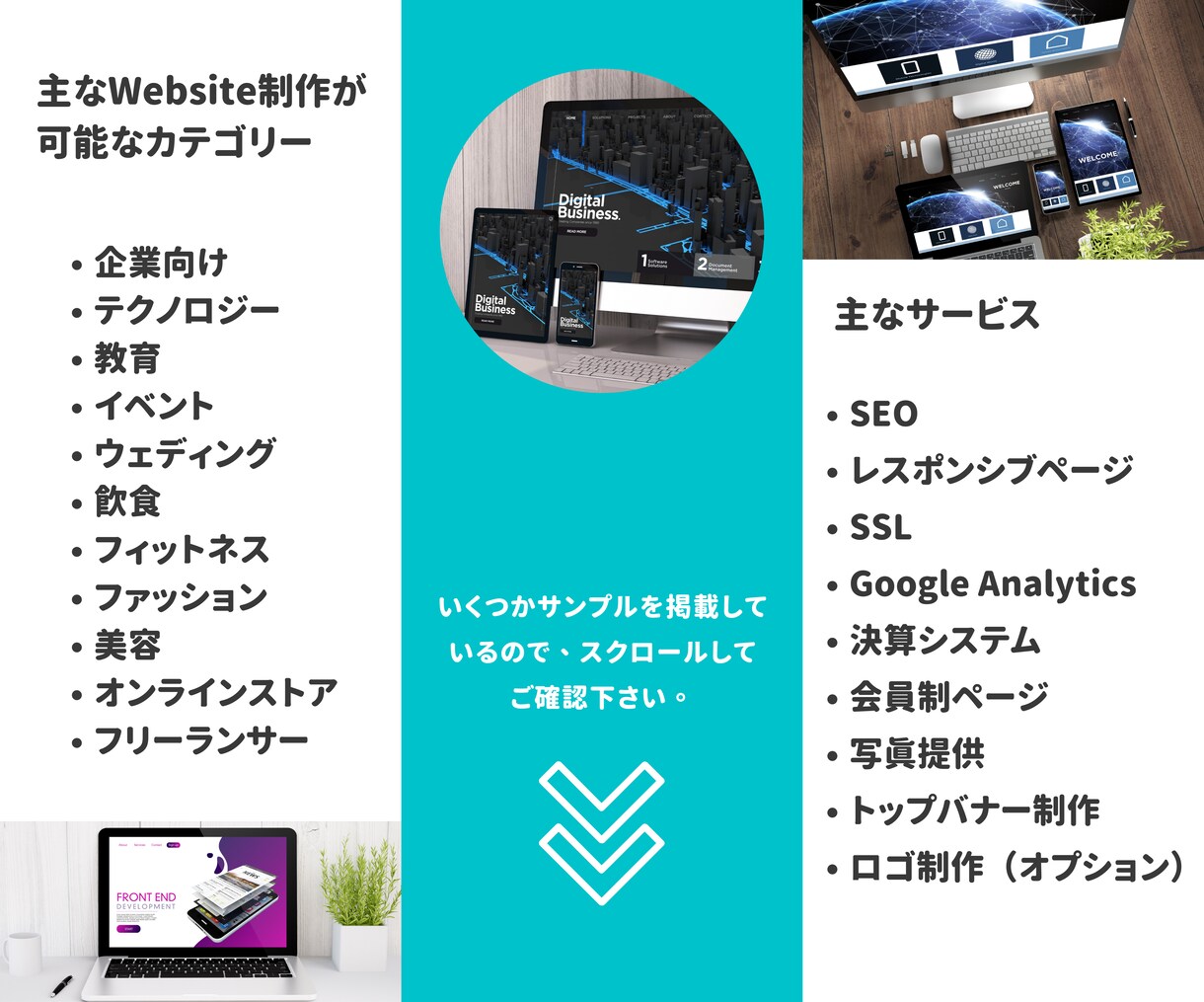 SEOも含めたランディングページの作成をします SEOとその他必要な機能を含めたランディングページの作成 イメージ3
