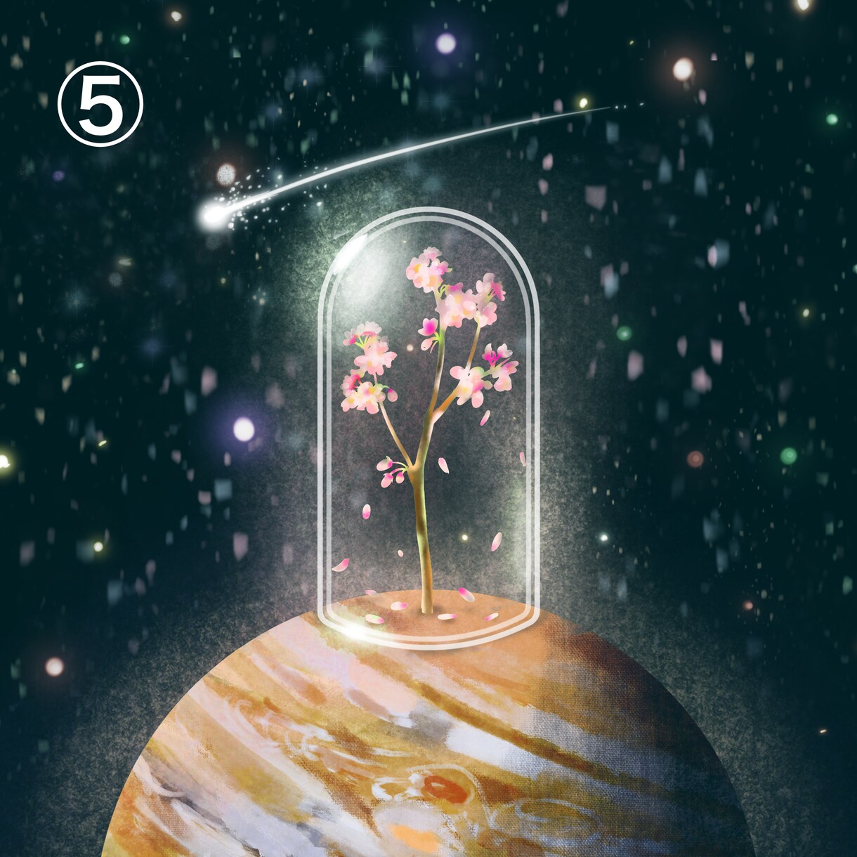宇宙にあるあなたの星の花をアイコンにします 宇宙を感じるアイコン／あなたの花/お揃い/二次利用可/SNS イメージ6