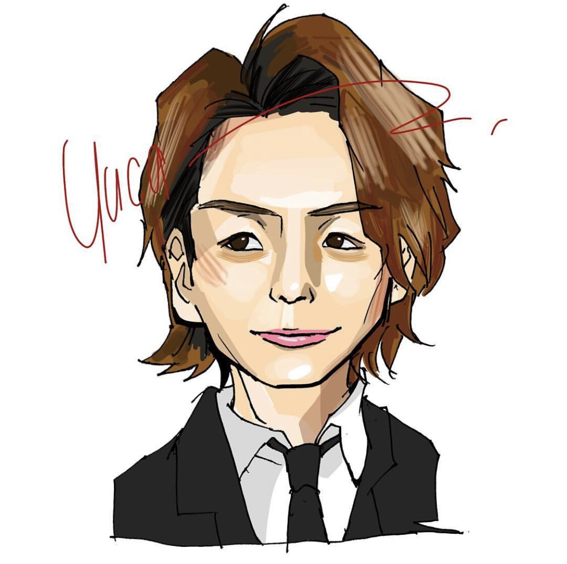 目を引くお洒落な似顔絵描きます 名刺に入れたり、SNS用のアイコンとしてご使用できます！ イメージ4
