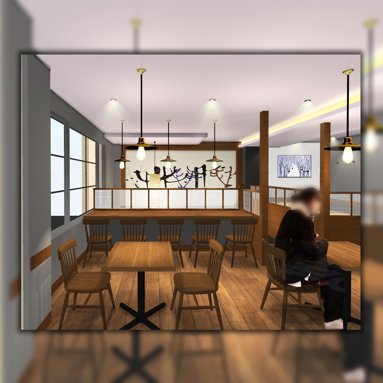 短期間で3Dパース制作します お店の内装パースや外装パースを制作します！ イメージ9