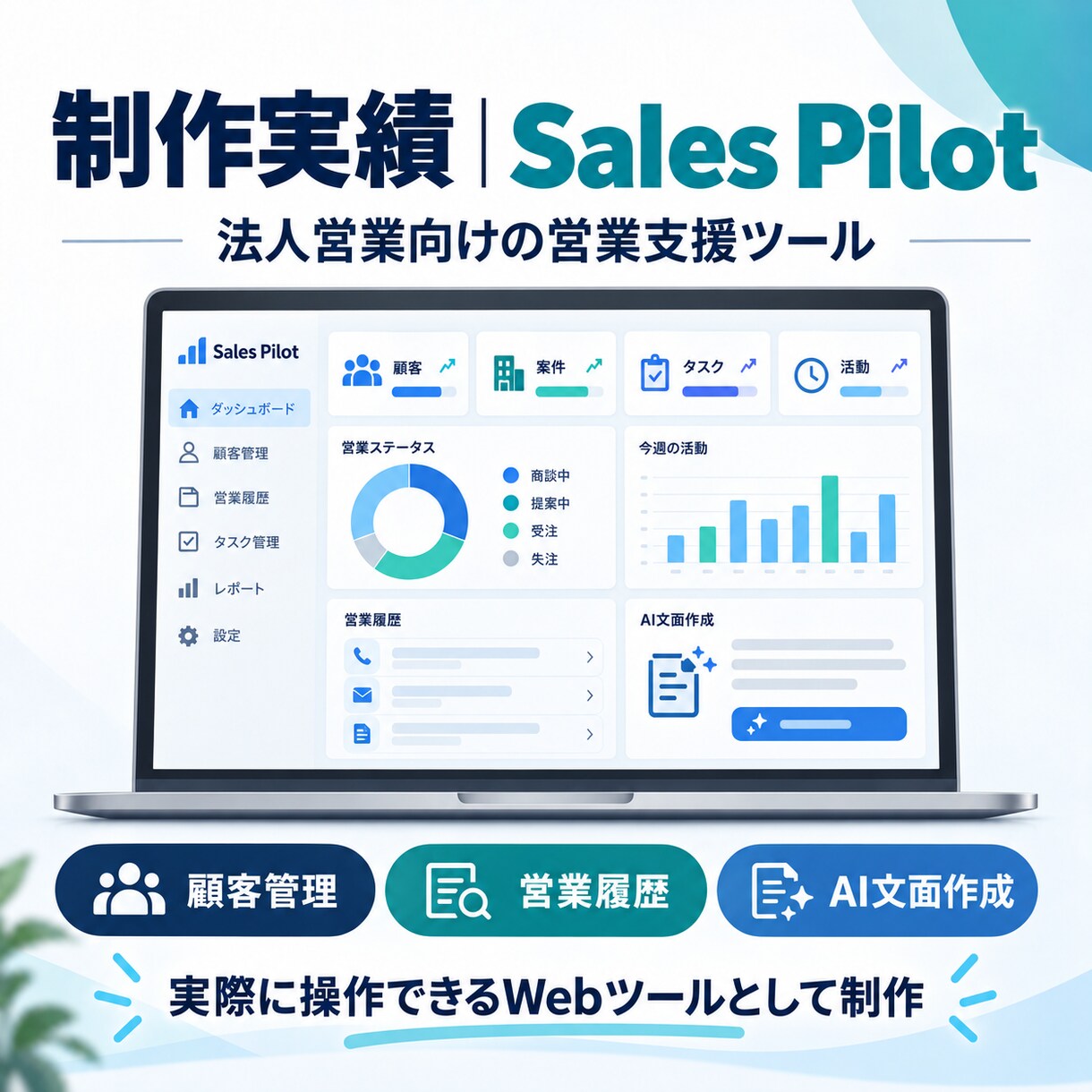AIで業務改善ツールをオーダーメイド制作します 課題整理から実用できる小規模ツールの納品まで対応 イメージ4