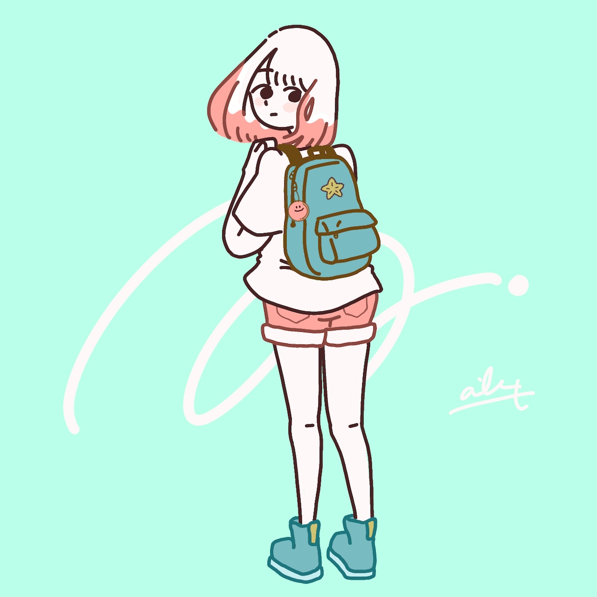 シンプルかわいいイラストを描きます キャラクターや似顔絵、贈り物の人物イラストをご提供 イメージ9