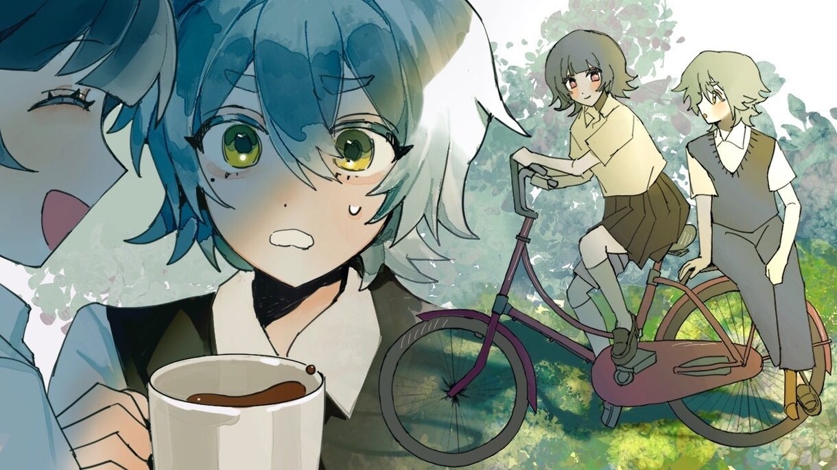 世界観感じる一枚絵を描きます 貴方の世界観を一枚に。オリジナルキャラ、創作、動画サムネなど イメージ10