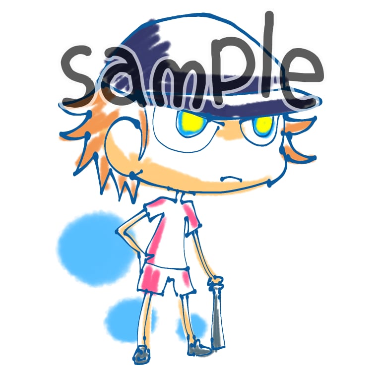 カジュアル&ポップなアイコンorヘッダー承ります インク線/鉛筆風色塗りのアイコン等を描きます。 イメージ1