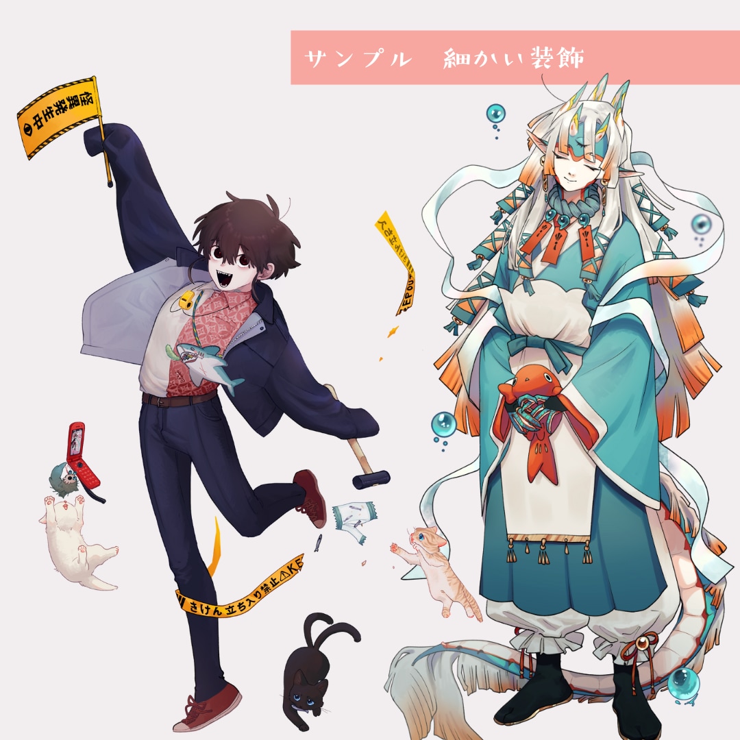 立ち絵制作いたします ✦ TRPG・Vtuber・ゲーム制作に対応 ✦ イメージ6